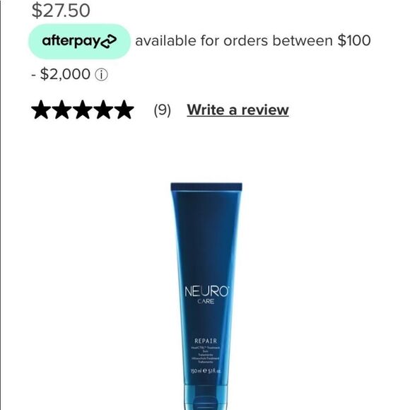 Paul Mitchell-Neuro Care Repair Treatment. Brand New. - Picture 2 of 2